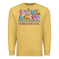 Antique Gold its all a mess Premium Sweatshirt - JahusDesignShop