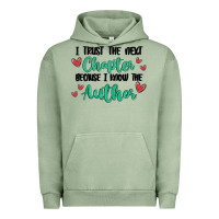 Pigment Oil Green capter author Urban Hoodie - MaliasSmallBusiness