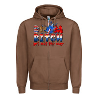 Chestnut boom bitch get out the way Zipper Hoodie - texasbilliewilder