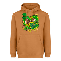 Meerkat St. Patrick's Day lucky heart Heavyweight Hoodie - Neo Western