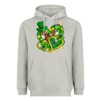 Moon Dust St. Patrick's Day lucky heart Heavyweight Hoodie - Neo Western