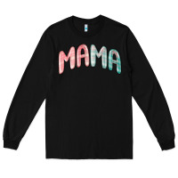 Black mama christmas plaid Long Sleeve Tee - MaliasSmallBusiness