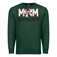 Sports Green mom she is clothed in gratitude counting blessings Premium Sweatshirt - JahusDesignShop