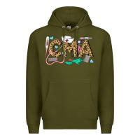 Army Green Western Certified Medical Assistant Premium Hoodie - LillyAllenDesigns