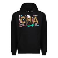 Black Western Certified Medical Assistant Premium Hoodie - LillyAllenDesigns