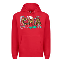 Red Western Certified Medical Assistant Premium Hoodie - LillyAllenDesigns