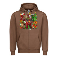 Chestnut santa's favorite cma Zipper Hoodie - Zillion Design Studio