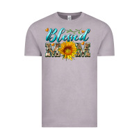 Vintage Zinc blessed mom with sunflower Vintage Tee - Artiststas