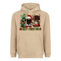 Merry Christmas Buffalo Afro Gnomies Heavyweight Hoodie | Teevron