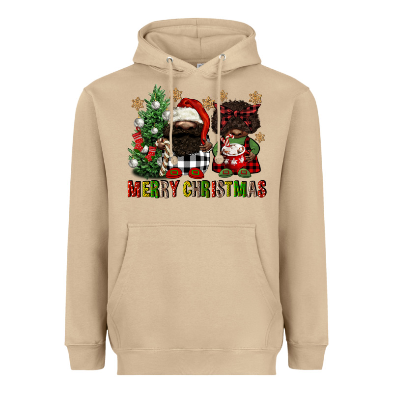 Merry Christmas Buffalo Afro Gnomies Heavyweight Hoodie by FaDigitalArtStudio | Teevron