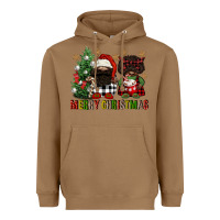 Toasted Coconut merry christmas buffalo afro gnomies Heavyweight Hoodie - FaDigitalArtStudio