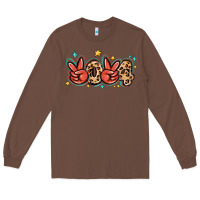 Chestnut 2024 stars and leopard Long Sleeve Tee - MaliasSmallBusiness