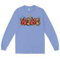 Colony Blue 2024 stars and leopard Long Sleeve Tee - MaliasSmallBusiness