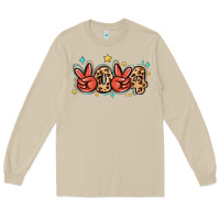 Mushroom 2024 stars and leopard Long Sleeve Tee - MaliasSmallBusiness
