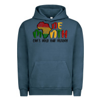 Pigment Midnight Navy one month cant hold our history Urban Hoodie - MaliasSmallBusiness