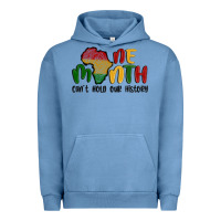 Pigment Pebble Blue one month cant hold our history Urban Hoodie - MaliasSmallBusiness