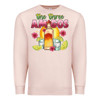 Pale Pink the three amigos Premium Sweatshirt - JahusDesignShop