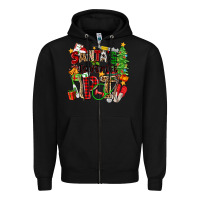 Black santa's favorite pt Zipper Hoodie - Zillion Design Studio