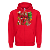 Red santa's favorite pt Zipper Hoodie - Zillion Design Studio
