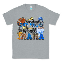 Heather Grey somebody's loud mouth football mama Classic Tee - Zillion Design Studio