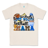 Natural somebody's loud mouth football mama Classic Tee - Zillion Design Studio