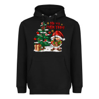 Black merry christmas gnomes Heavyweight Hoodie - FaDigitalArtStudio