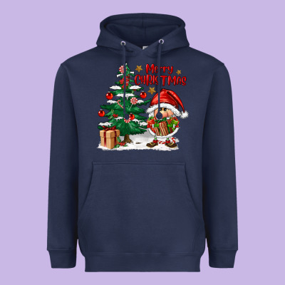 Merry Christmas Gnomes Heavyweight Hoodie Designed By Fadigitalartstudio