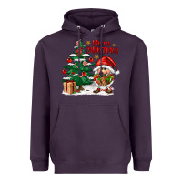 Plum merry christmas gnomes Heavyweight Hoodie - FaDigitalArtStudio