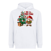 White merry christmas gnomes Heavyweight Hoodie - FaDigitalArtStudio