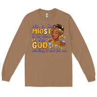 Even In The Midst Of My Storm I See God Working It Long Sleeve Tee | Teevron