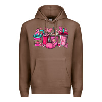 Chestnut cancer coffee cups Premium Hoodie - NancyCooperArtShop