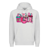 Dove Grey cancer coffee cups Premium Hoodie - NancyCooperArtShop