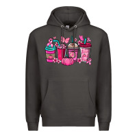 Smoke cancer coffee cups Premium Hoodie - NancyCooperArtShop