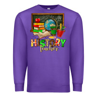 Purple history teacher Premium Sweatshirt - AdoDesignShop
