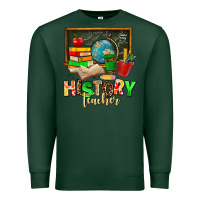 Sports Green history teacher Premium Sweatshirt - AdoDesignShop