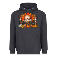 Smoke Thanksgiving Turkey Pumpkin Blessed Heavyweight Hoodie - CowhideDigitalArt