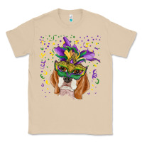 Mushroom mardi gras  mask beagle Classic Tee - RanaPortraitStore