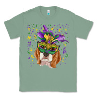 Sage mardi gras  mask beagle Classic Tee - RanaPortraitStore