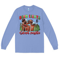 Colony Blue barn lights and silent nights Long Sleeve Tee - MaliasSmallBusiness