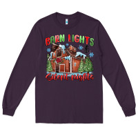 Plum barn lights and silent nights Long Sleeve Tee - MaliasSmallBusiness