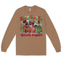 Toasted Coconut barn lights and silent nights Long Sleeve Tee - MaliasSmallBusiness