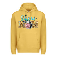 Antique Gold Western Show Mom Holstein Premium Hoodie - LillyAllenDesigns