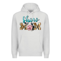 Dove Grey Western Show Mom Holstein Premium Hoodie - LillyAllenDesigns