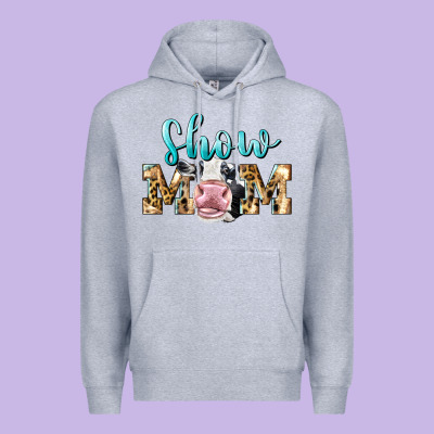 Western Show Mom Holstein Premium Hoodie Designed By Lillyallendesigns