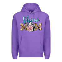 Purple Western Show Mom Holstein Premium Hoodie - LillyAllenDesigns