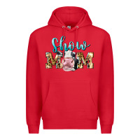 Red Western Show Mom Holstein Premium Hoodie - LillyAllenDesigns