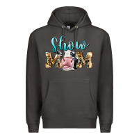 Smoke Western Show Mom Holstein Premium Hoodie - LillyAllenDesigns