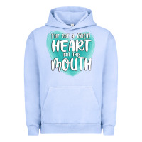 Pigment Grape Ice i have got a good heart but this mouth Urban Hoodie - MaliasSmallBusiness