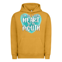 Pigment Peanut Butter i have got a good heart but this mouth Urban Hoodie - MaliasSmallBusiness