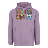 Lavender soccer it's a girl thing Heavyweight Hoodie - HRA Design Shop